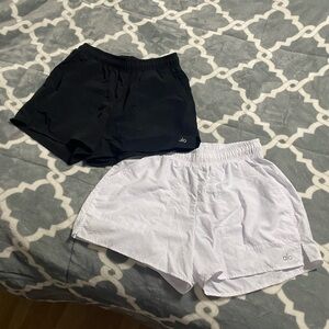 alo shorts black white SZ XS